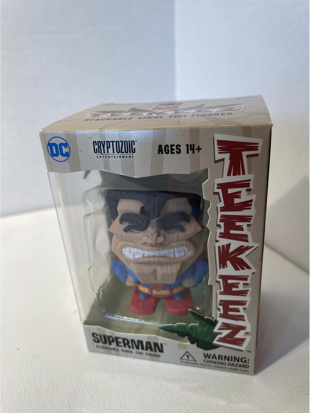 DC Teekeez Superman Stackable Vinyl Tiki Figure